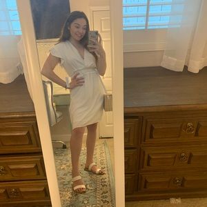 EMMA AND MICHELE WHITE DRESS